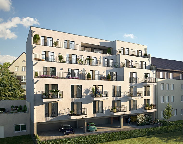 Ost: Studentisches Wohnen am Täubchenweg Referenzfoto eines Neubauprojektes von Bonava