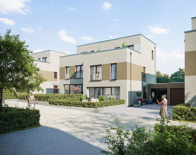 Eutritzsch: Gräfe-Terrassen Referenzfoto eines Neubauprojektes von Bonava